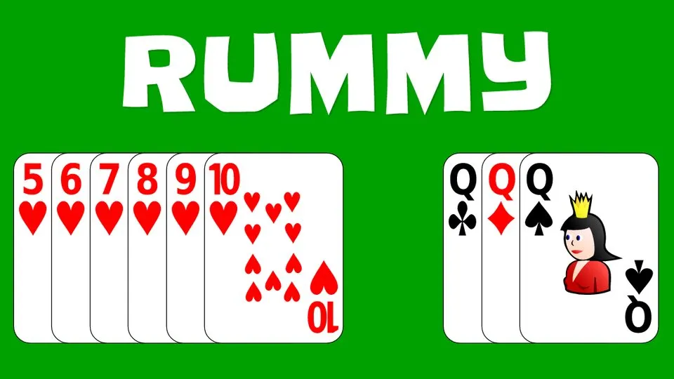 Rummy official game page captured in a desktop browser