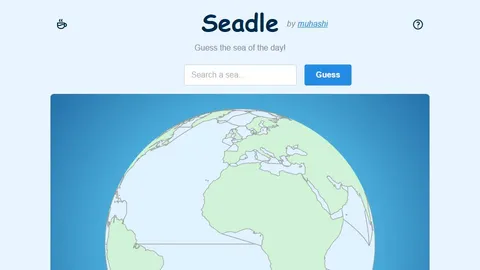 Seadle official game page captured in a desktop browser
