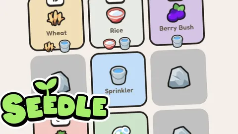 Seedle official game page captured in a desktop browser