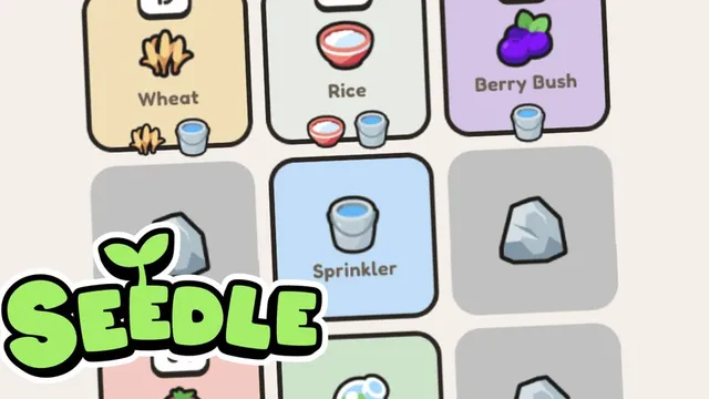 Seedle official game page captured in a desktop browser