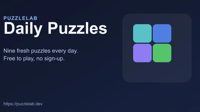 Seven Letters official game page captured in a desktop browser