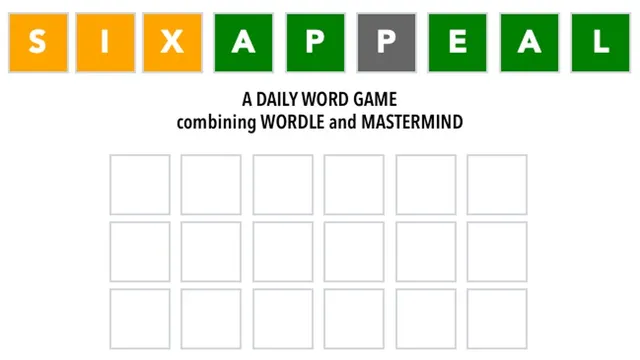 Six Appeal official game page captured in a desktop browser