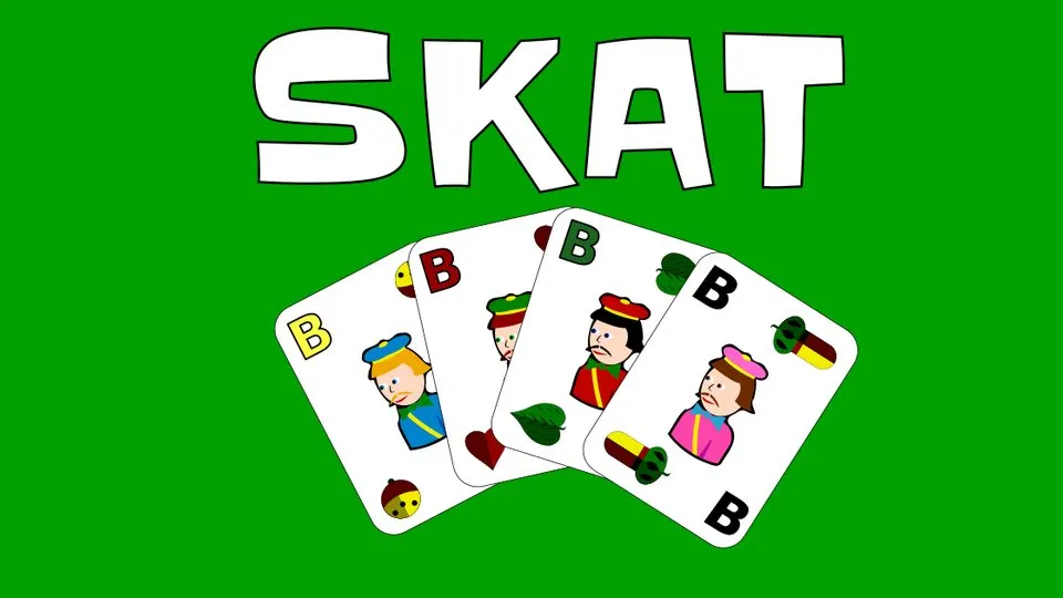 Skat official game page captured in a desktop browser