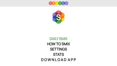 Smixed official game page captured in a desktop browser