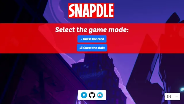 Snapdle official game page captured in a desktop browser