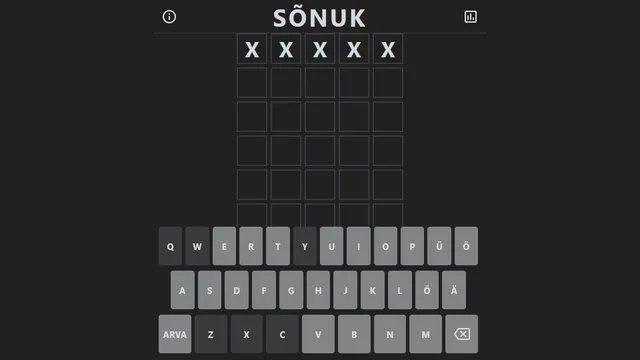 'Sõnuk' game in progress