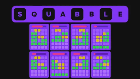 Squabble official game page captured in a desktop browser