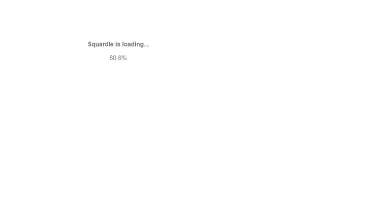 Squardle official game page captured in a desktop browser