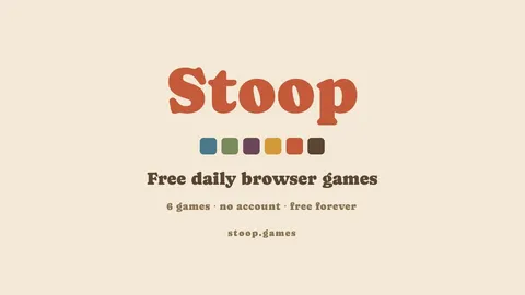 stoop.games official game page captured in a desktop browser