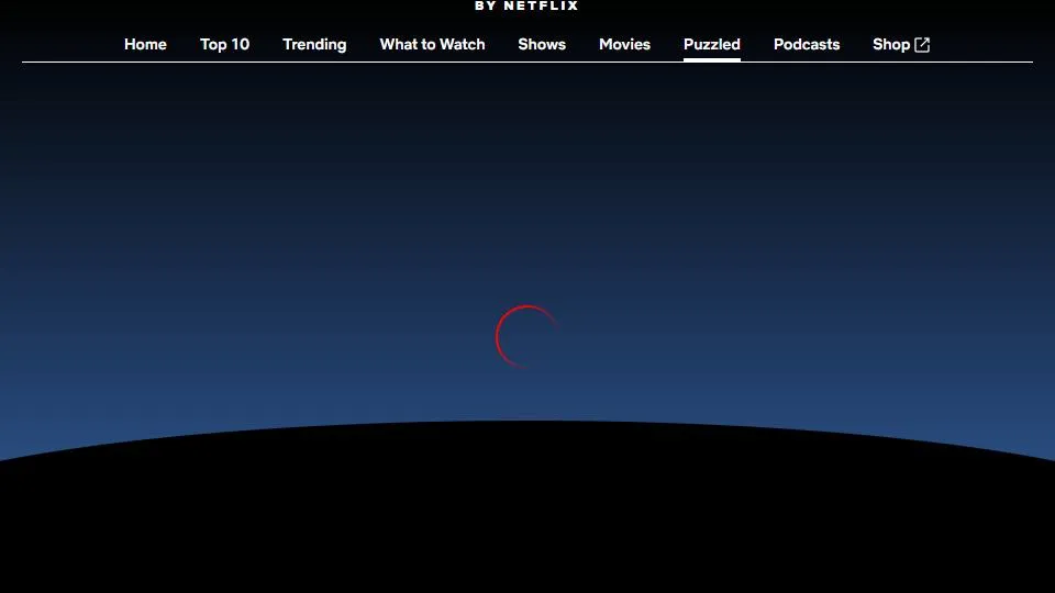 Sudoku official game page captured in a desktop browser