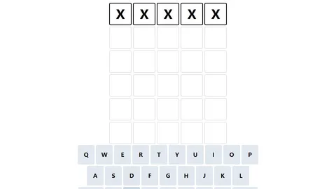 'Svordle' game in progress