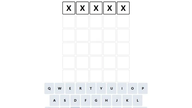 'Svordle' game in progress
