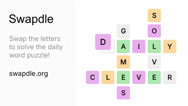 Swapdle official game page captured in a desktop browser