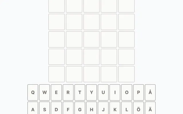 'Swerdle' game in progress