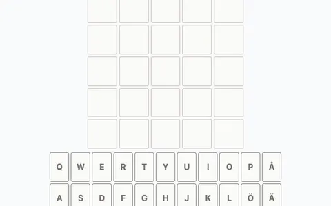 'Swerdle' game in progress