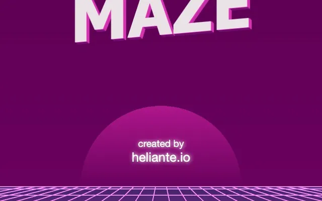 'Synthmaze' game in progress