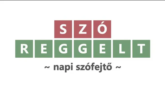 Szó reggelt! official game page captured in a desktop browser