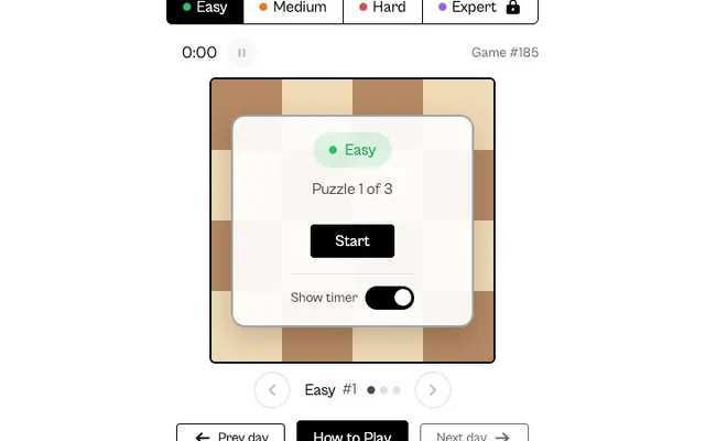 'Takes' game in progress