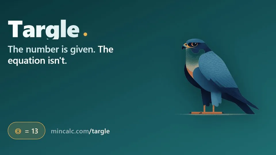 Targle official game page captured in a desktop browser