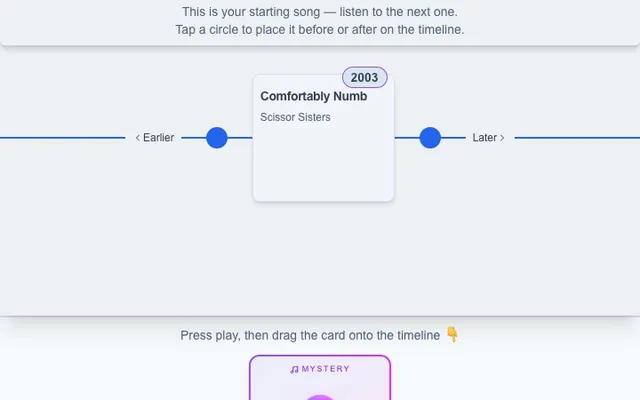 'Timdle Music' game in progress
