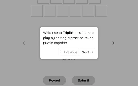 'Triplit' game in progress