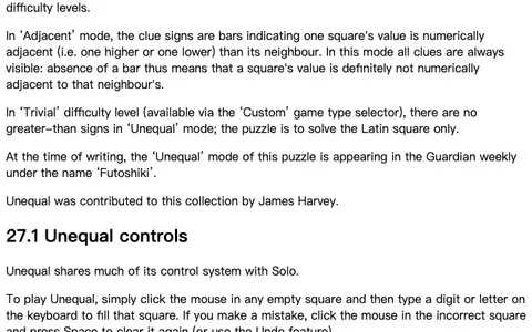 'Unequal' game in progress