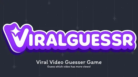 Viralguessr official game page captured in a desktop browser