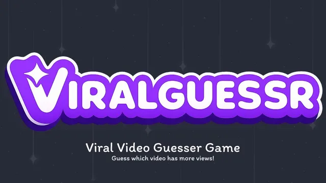 Viralguessr official game page captured in a desktop browser