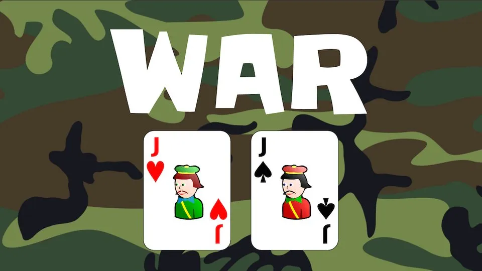 War official game page captured in a desktop browser