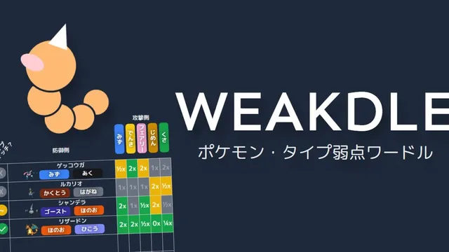 Weakdle official game page captured in a desktop browser