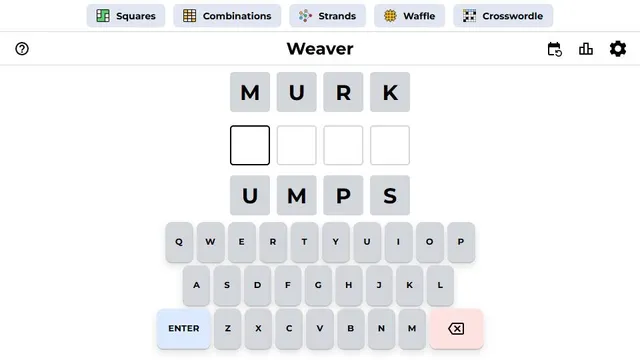 Weaver official game page captured in a desktop browser