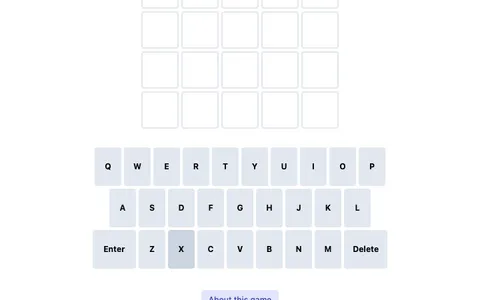 'Weredle' game in progress