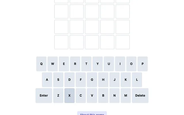 'Weredle' game in progress