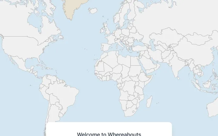 'Whereabouts?' game in progress