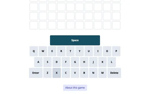 'Wheredle' game in progress