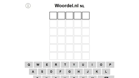'Woordel' game in progress