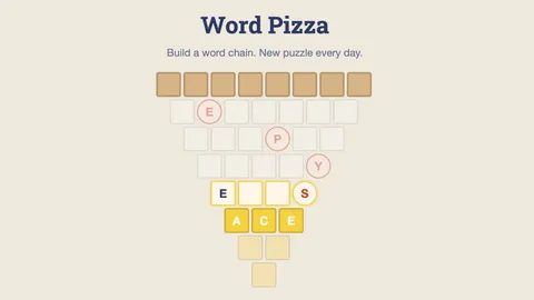 Word Pizza official game page captured in a desktop browser
