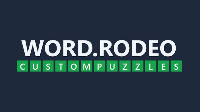 word.rodeo official game page captured in a desktop browser