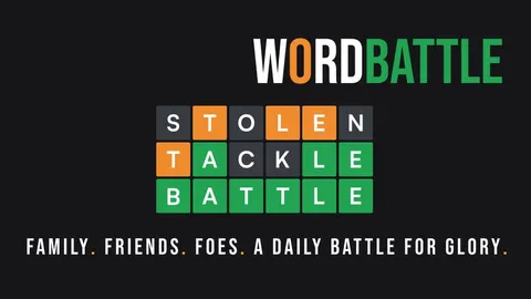 WordBattle official game page captured in a desktop browser