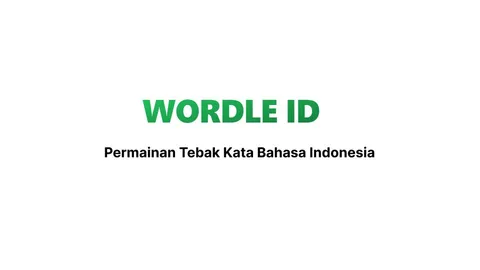 Wordle ID official game page captured in a desktop browser