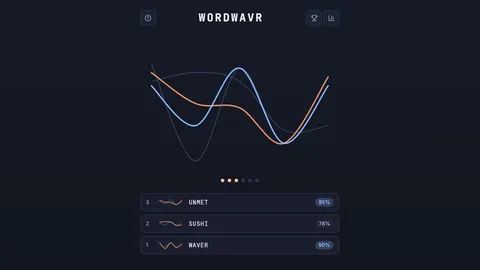 WordWavr official game page captured in a desktop browser