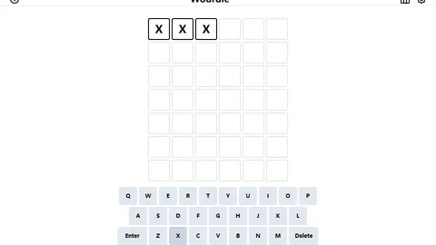 'Wourdle' game in progress
