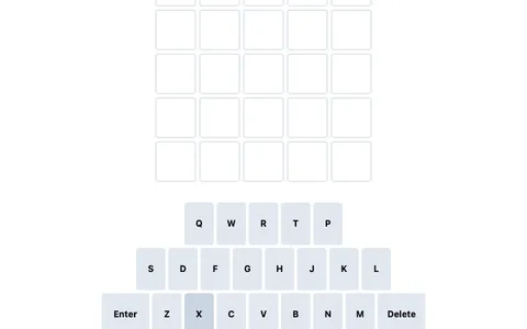 'Wrdl' game in progress