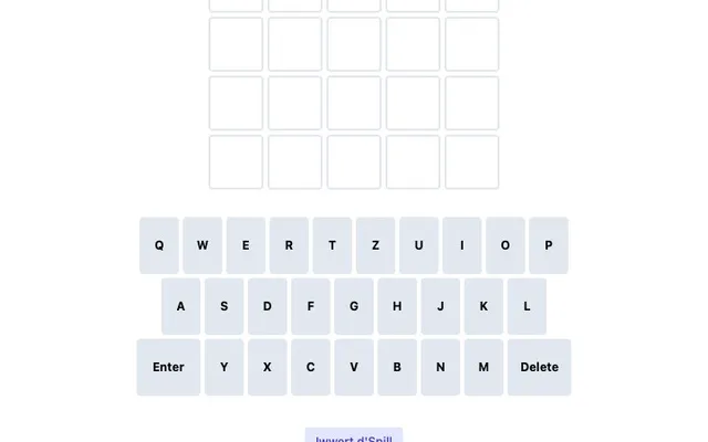 'Wuertle' game in progress