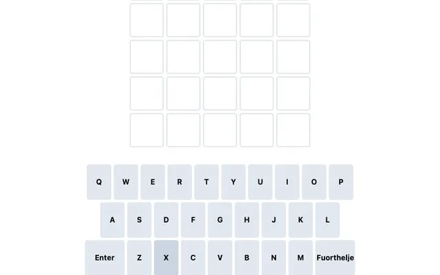 'Wurdle - Yn it Frysk!' game in progress
